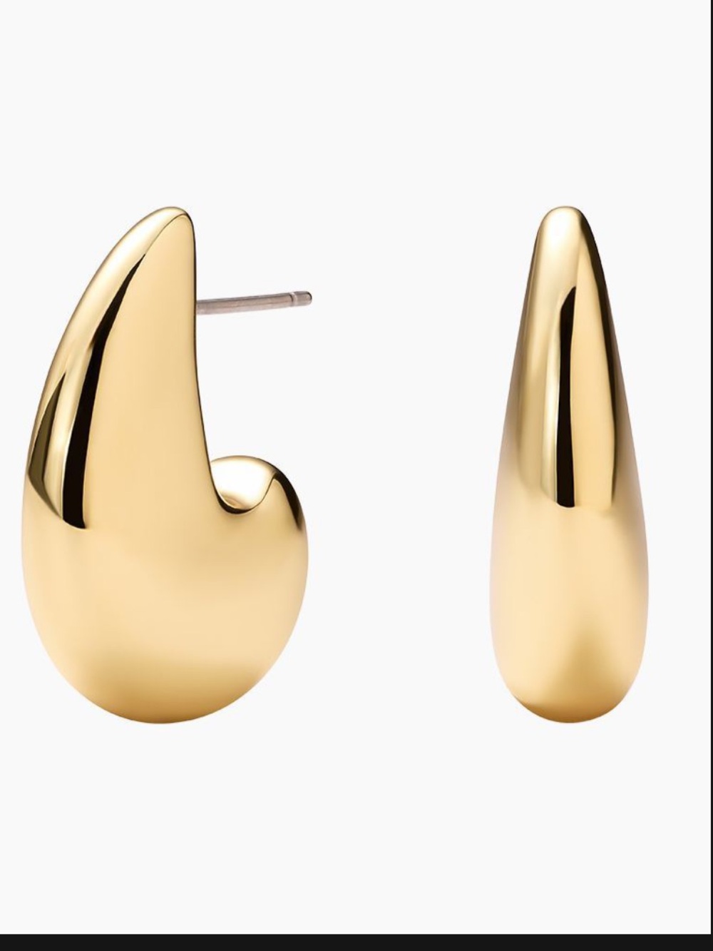 NWT Ana Luisa Palolma Medium Hoop Earrings in Gold